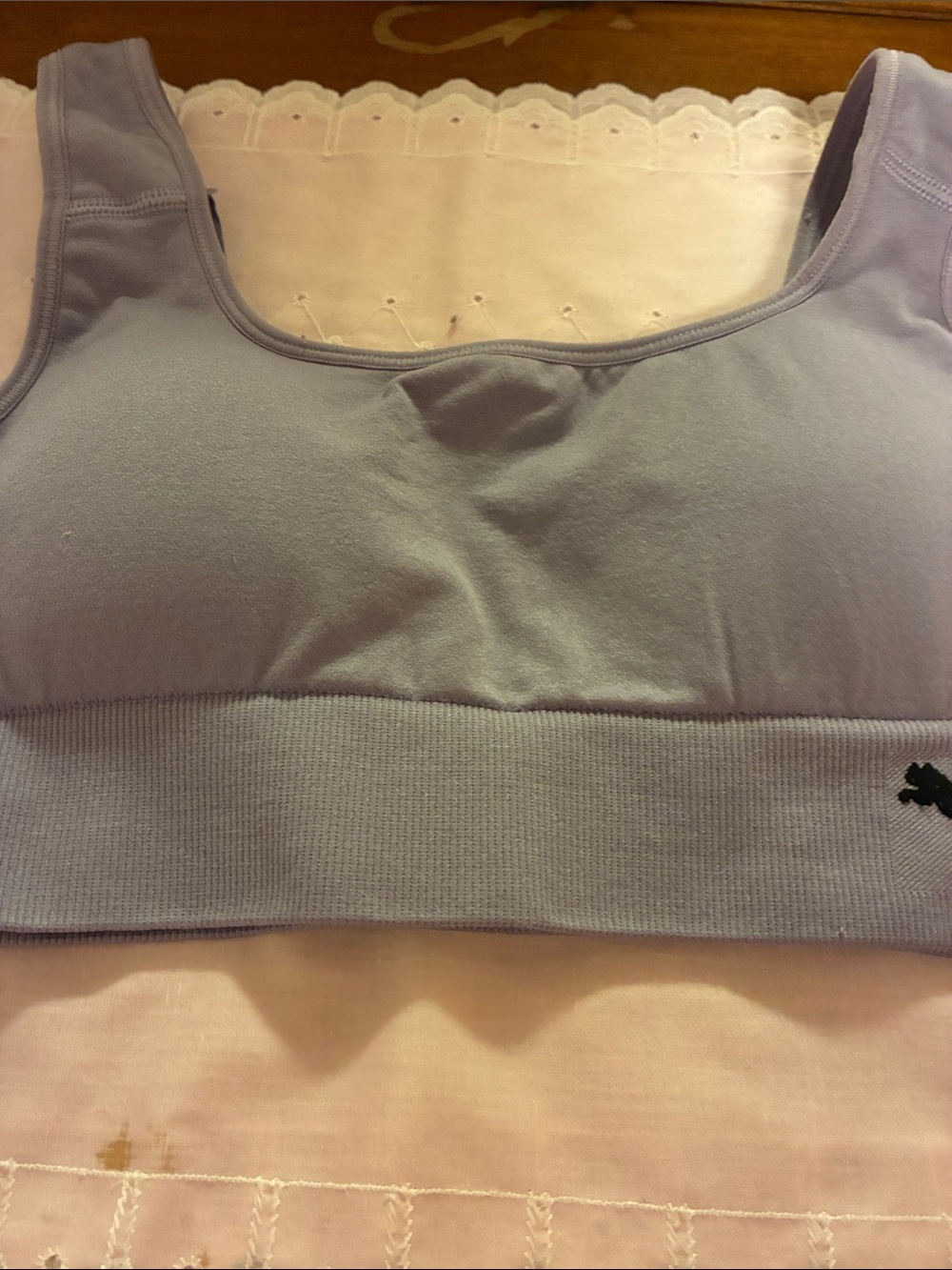 Puma Lavender Seamless Light-Support Sports Bra